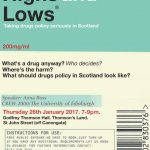 Edinburgh Active Citizenship Group Discuss Scottish Drug Policy flyer